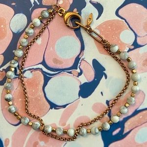 Fossil multi beaded bracelet